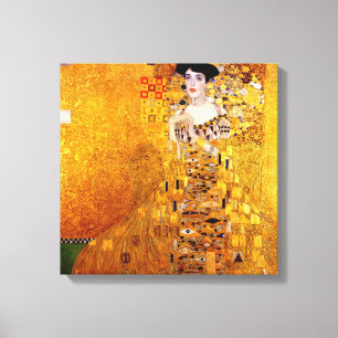 Gustav Klimt Portret van Adele Bloch-Bauer Canvas Afdruk