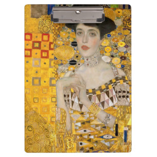 Gustav Klimt - Portret van Adele Bloch-Bauer I Klembord