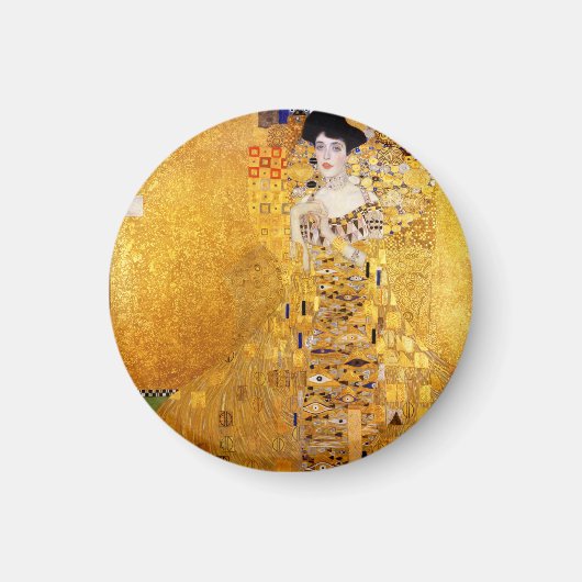Gustav Klimt Portret van Adele Bloch-Bauer I Magneet (Voorkant)