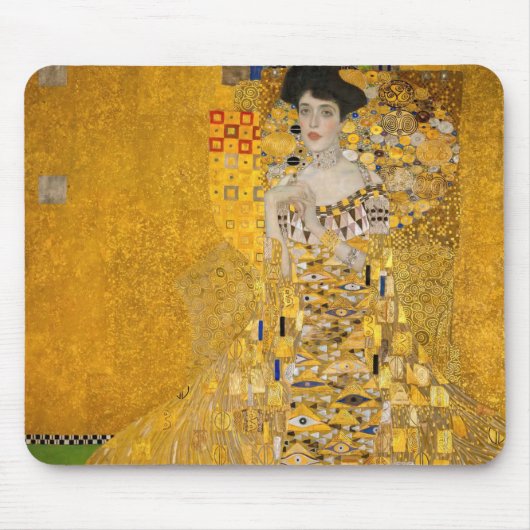 Gustav Klimt - Portret van Adele Bloch-Bauer I Muismat (Voorkant)