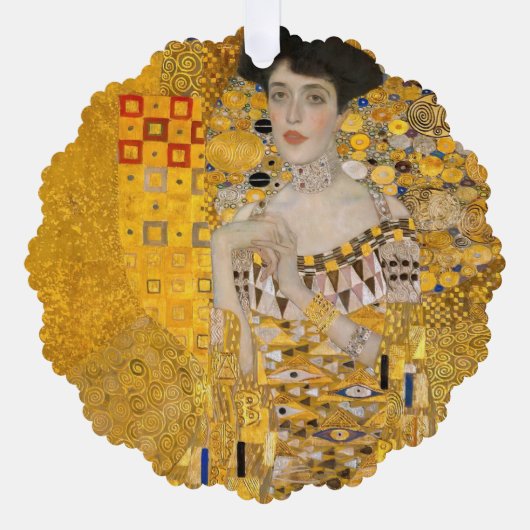 Gustav Klimt - Portret van Adele Bloch-Bauer I Ornament Kaart (Voorkant)