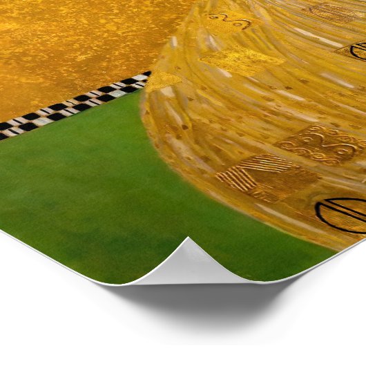 Gustav Klimt - Portret van Adele Bloch-Bauer I Poster (Hoek)