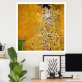 Gustav Klimt - Portret van Adele Bloch-Bauer I Poster (Thuiskantoor)