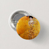 Gustav Klimt Portret van Adele Bloch-Bauer I Ronde Button 3,2 Cm (Voorkant /achterkant)