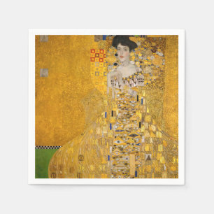 Gustav Klimt - Portret van Adele Bloch-Bauer I Servet