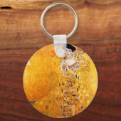 Gustav Klimt Portret van Adele Bloch-Bauer I Sleutelhanger (Voorkant)