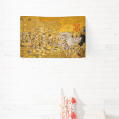 Gustav Klimt - Portret van Adele Bloch-Bauer I Spandoek (Insitu)
