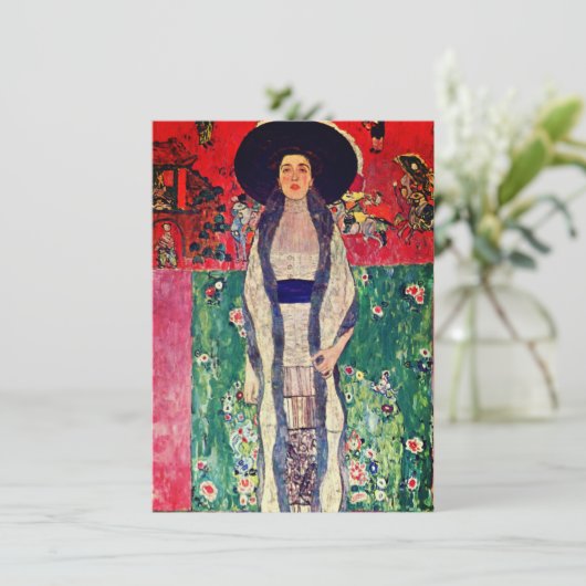 Gustav Klimt Portret van Adele Bloch-Bauer II Kaart (Staand voorkant)