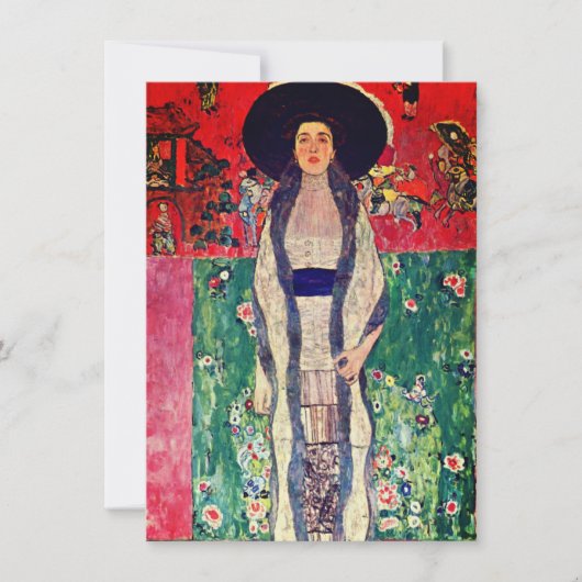 Gustav Klimt Portret van Adele Bloch-Bauer II Kaart (Voorkant)