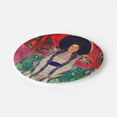 Gustav Klimt Portret van Adele Bloch-Bauer II Papieren Bordje (Gekanteld)