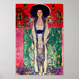 Gustav Klimt Portret van Adele Bloch-Bauer II Poster