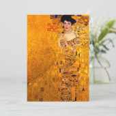 Gustav Klimt Portret van Adele Bloch Bauer Kaart (Staand voorkant)