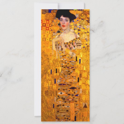 Gustav Klimt Portret van Adele Bloch Bauer Kaart (Voorkant)