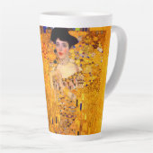 Gustav Klimt Portret van Adele Bloch Bauer Latte Mok (Rechterhoek)