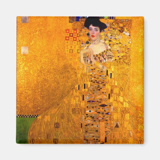 Gustav Klimt Portret van Adele Bloch Bauer Magneet (Voorkant)