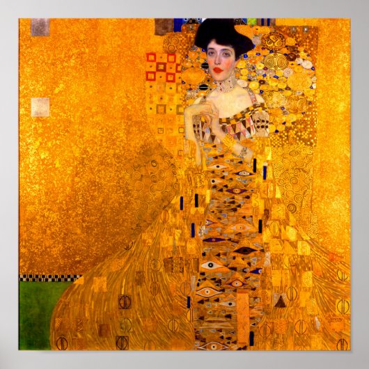 Gustav Klimt Portret van Adele Bloch Bauer Poster (Voorkant)