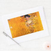 Gustav Klimt Portret van Adele Bloch Bauer Rechthoekige Sticker (Envelop)