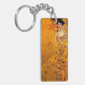 Gustav Klimt Portret van Adele Bloch Bauer Sleutelhanger (Voorkant Links)
