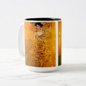 Gustav Klimt Portret van Adele Bloch Bauer Tweekleurige Koffiemok (Voorkant links)