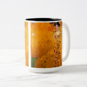 Gustav Klimt Portret van Adele Bloch Bauer Tweekleurige Koffiemok (Voorkant rechts)