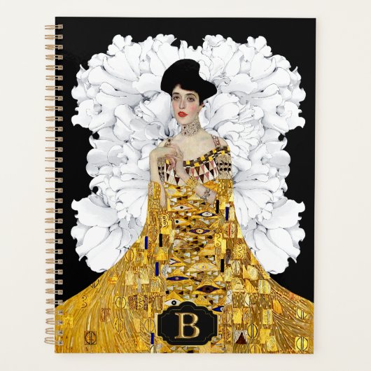 GUSTAV KLIMT-PORTRET VAN ADELE BLOCH MONOGRAMMEN PLANNER (Voorkant)