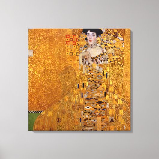 Gustav Klimt Portret van Adele GalleryHD  Canvas Afdruk (Voorkant)