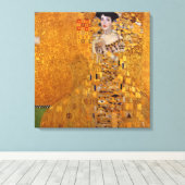 Gustav Klimt Portret van Adele GalleryHD  Canvas Afdruk (Insitu (Houten vloer))