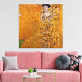Gustav Klimt Portret van Adele GalleryHD  Canvas Afdruk (Insitu (Woonkamer))