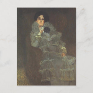 Gustav Klimt-Portret van Marie Henneberg Briefkaart
