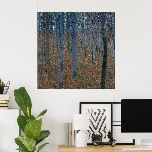Gustav Klimt Poster ~ Beech Grove (Thuiskantoor)