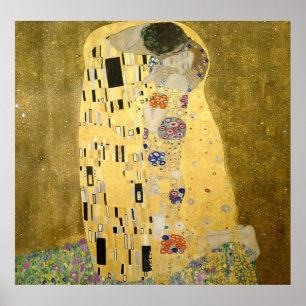 Gustav Klimt Poster - de Kus
