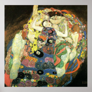 Gustav Klimt Poster ~ De Maiden