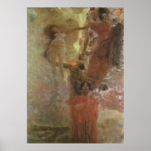Gustav Klimt ~ Poster de médecine