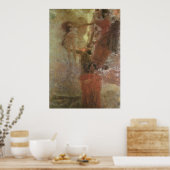 Gustav Klimt ~ Poster de médecine (Cuisine)