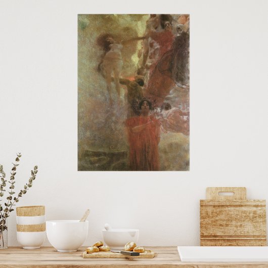 Gustav Klimt ~ Poster de médecine (Cuisine)