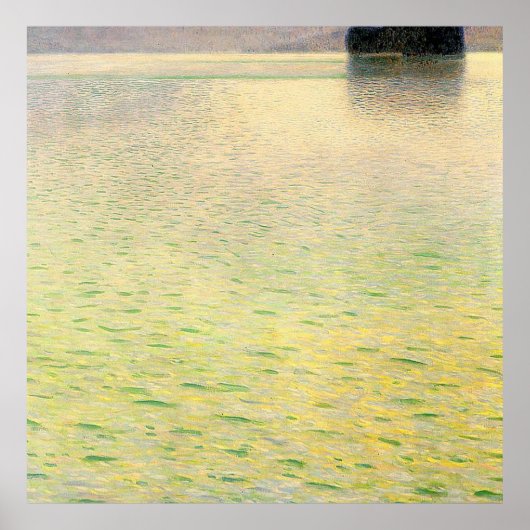 Gustav Klimt Poster ~ Het eiland (Voorkant)