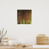 Gustav Klimt - Poster paysager de Pine Forest II (Cuisine)