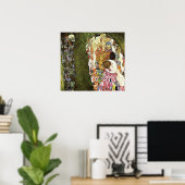 Gustav Klimt ~ Poster sur la vie et la mort (Bureau à domicile)