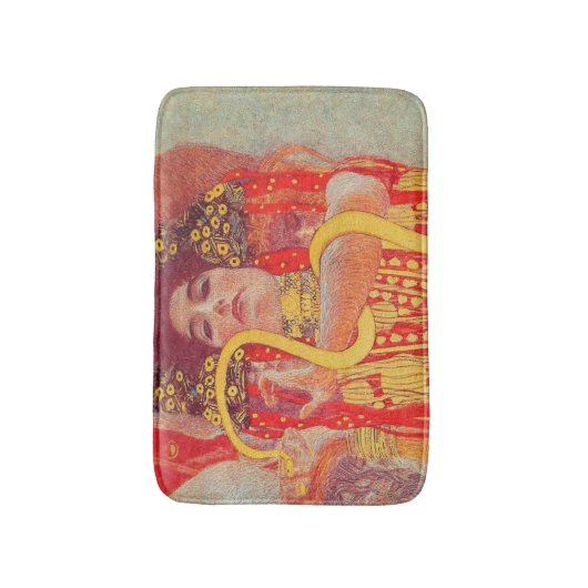 Gustav Klimt Red Woman Gold Snake Painting Badmat (Voorkant Verticaal)