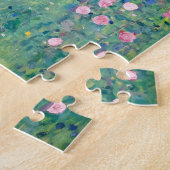 Gustav Klimt - Rosebushes onder de bomen Legpuzzel (Zijkant)