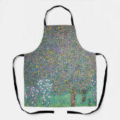 Gustav Klimt - Rosebushes onder de bomen Schort (Voorkant)