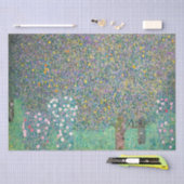 Gustav Klimt - Rosebushes onder de bomen Tissuepapier (Craft)