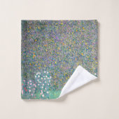 Gustav Klimt - Roseraies sous les Arbres (Gant de toilette)