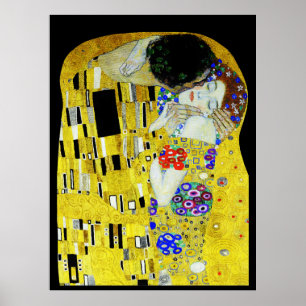 Gustav Klimt schilderij kunst Kus Liefde Poster
