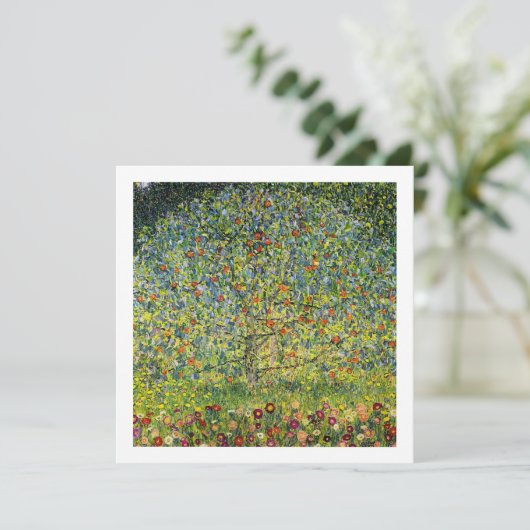 Gustav Klimt schilderkunst nouveau de Apple Tree Aankondiging (Staand voorkant)