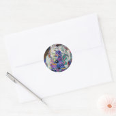 Gustav Klimt schildert de Maagd Ronde Sticker (Envelop)