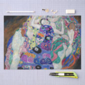 Gustav Klimt schildert de Maagd Tissuepapier (Craft)