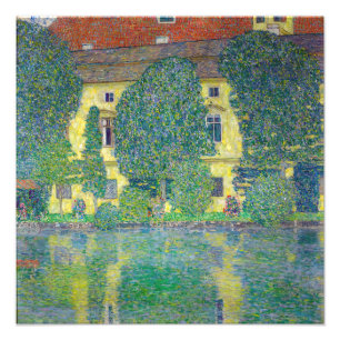 Gustav Klimt - Schloss Kammer am Attersee III Foto Afdruk