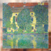 Gustav Klimt - Schloss Kammer am Attersee III Raamsticker (Vel 2)