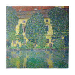 Gustav Klimt - Schloss Kammer am Attersee III Tegeltje
